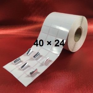 لیبل پشت متال PVC سایز 24 × 40