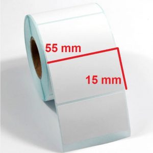 لیبل پرفراژ دار PVC سایز ۱۵ × ۵۵