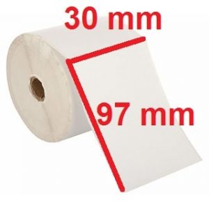 برچسب کاغذی 30 × 97