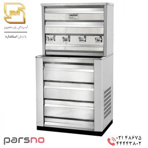 آبسردکن استیل ۴ شیر مدل البرز