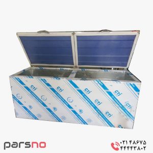 فریزر صندوقی استیل دو درب