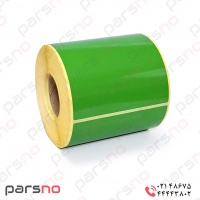 لیبل کاغذی سبز 100×150