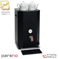 سماور صنعتی مشکی ۳۰ لیتری دوجداره