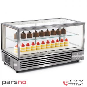 یخچال کیک استیل 90 سانتی